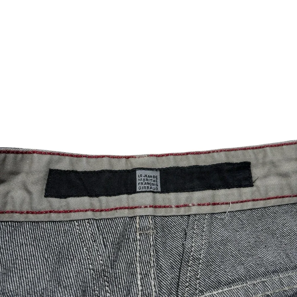Vintage 90s Marithe Francois Girbaud Jeans Black Baggy Carpenter Utility 42x31